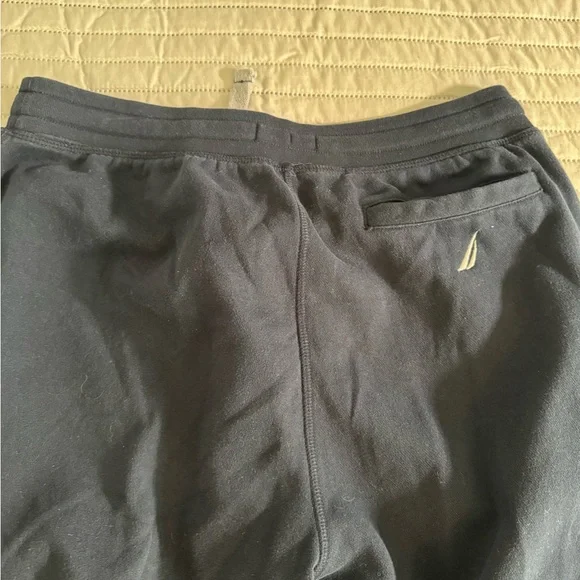 Nautica Men's navy  fleece lined Jogger  Pants Sz L - Picture 10 of 11